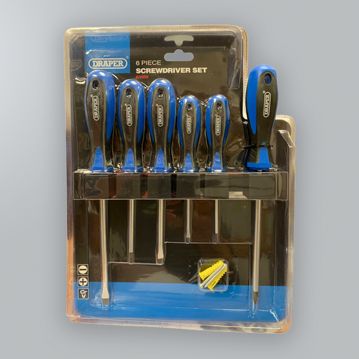 SOFT GRIP SCREWDRIVER SET (6 PIECE) - Countertop display pack SOFT GRIP SCREWDRIVER SET (6 PIECE) - Countertop display pack